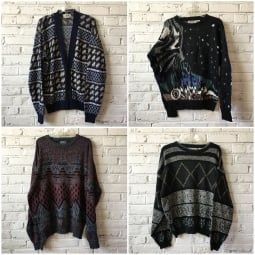 Vintage mens 1980s-90s Sweaters by the bundle-ON DELAY